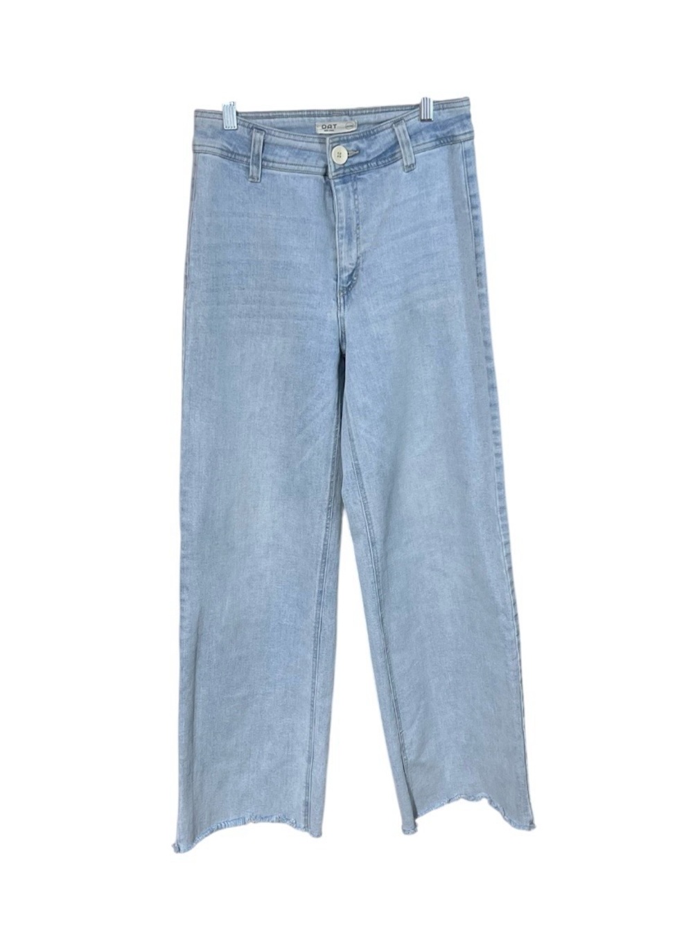 OAT New York High-Rise Wide-Leg Light Wash Stretch Jeans Women’s Size 28